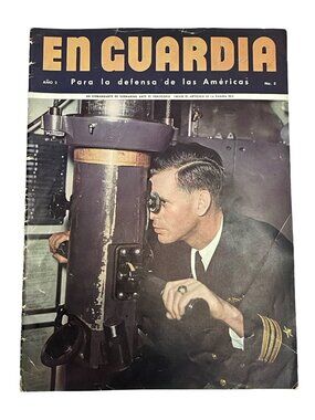 Vintage En Guardia Magazine Año 2 No. 5 Spanish WWII Propaganda Magazine
